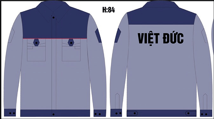 In áo bảo hộ Công ty Việt Đức | In dong phuc bao ho