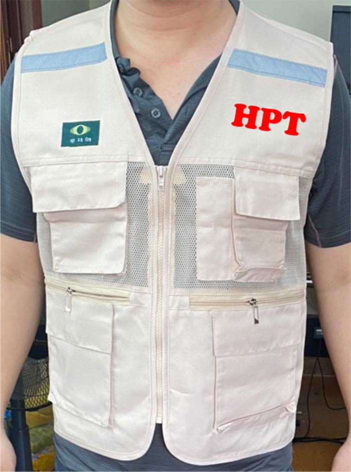 In áo gile đồng phục Công ty HPT | In ao gile dong phuc