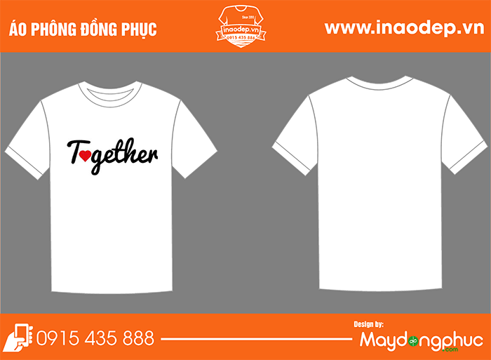 InIn áo phông đồng phục Together | In ao phong dong phuc