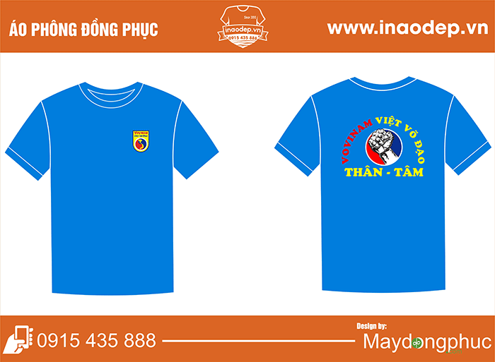 In áo phông CLB Vovinam Việt Võ Đạo | In ao phong dong phuc