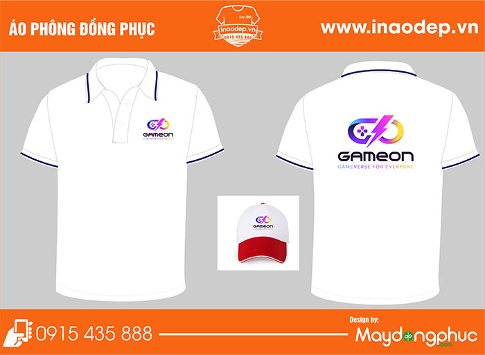 In áo phông Công ty Gameon | In ao phong dong phuc