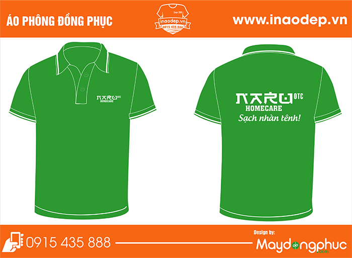 In áo phông Công ty Naru OTC | In ao phong dong phuc
