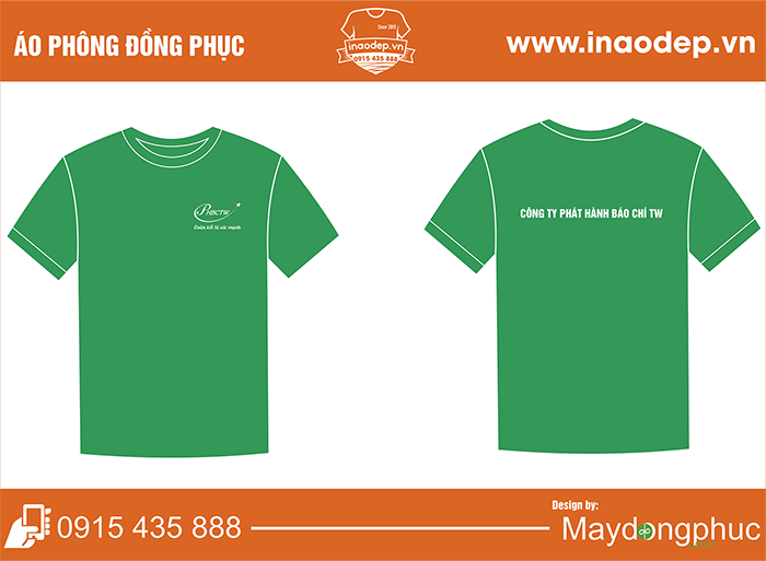 In áo phông Công ty Phát hành báo chí TW | In ao phong dong phuc