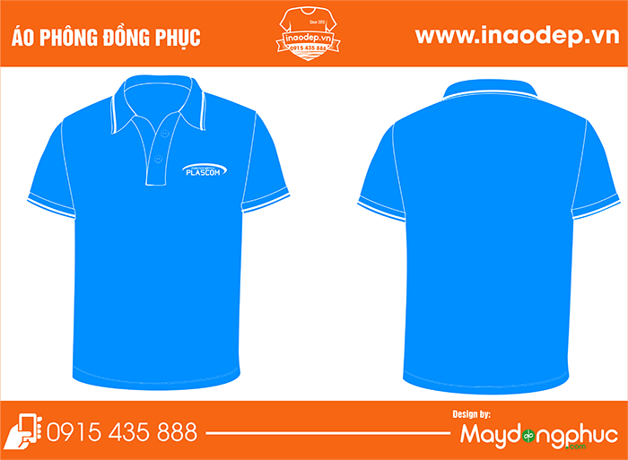 In áo phông Công ty Plascom | In ao phong dong phuc
