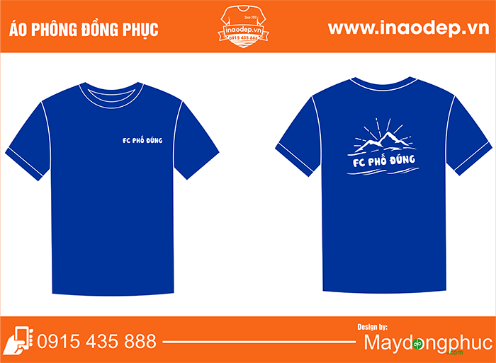 In áo phông FC Phố Đúng | In ao phong dong phuc