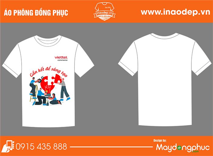 In áo phông Tập đoàn Viettel | In ao phong dong phuc