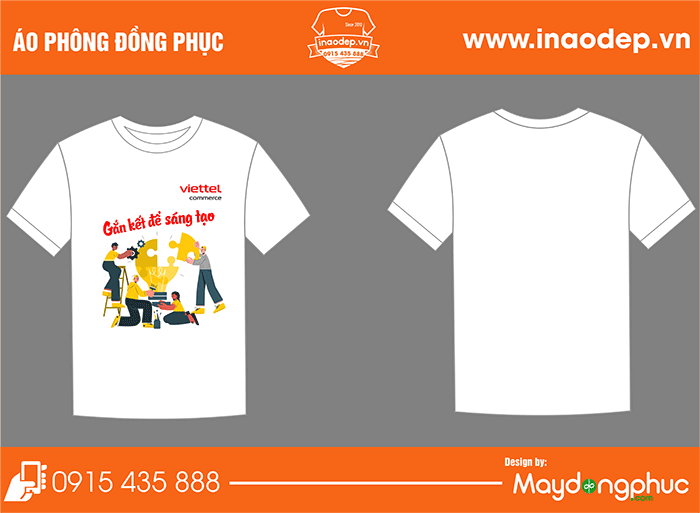 In áo phông Tập đoàn Viettel | In ao phong dong phuc