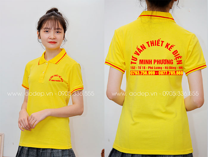 In áo phông Tư vấn thiết kế điện Minh Phương | In ao phong dong phuc