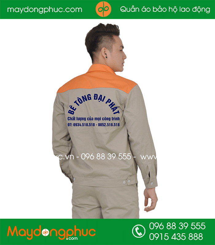 In đồng phục bảo hộ Bê tông Đại Phát | In dong phuc bao ho