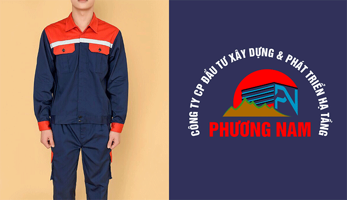 In đồng phục bảo hộ Công ty CP đầu tư xây dựng và phát triển hạ tầng Phương Nam | In dong phuc bao ho