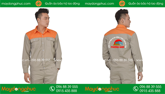 In đồng phục bảo hộ Công ty CP đầu tư xây dựng và phát triển hạ tầng Phương Nam | In dong phuc bao ho