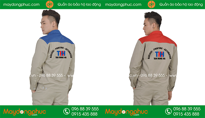 In đồng phục bảo hộ Công ty Tân Hưng Hà | In dong phuc bao ho