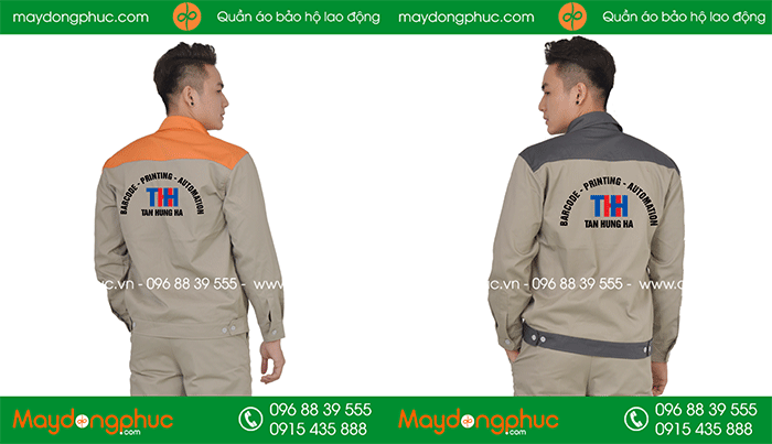 In đồng phục bảo hộ Công ty Tân Hưng Hà | In dong phuc bao ho