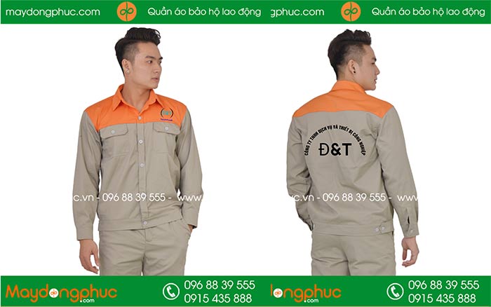 In đồng phục bảo hộ Công ty TNHH dịch vụ và thiết bị công nghiệp Đ&T | In dong phuc bao ho
