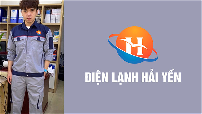 In đồng phục bảo hộ Điện lạnh Hải Yến | In dong phuc bao ho