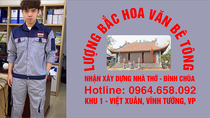 In đồng phục bảo hộ Lượng Bắc Hoa Văn bê tông | In dong phuc bao ho