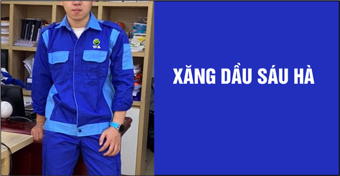 In đồng phục bảo hộ Xăng dầu Sáu Hà | In dong phuc bao ho