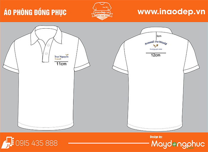 In đồng phục công ty Truc Nguyen Travel | In ao phong dong phuc