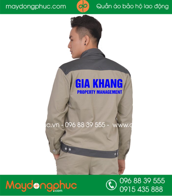 In áo bảo hộ Công ty Gia Khang | In ao dong phuc bao ho