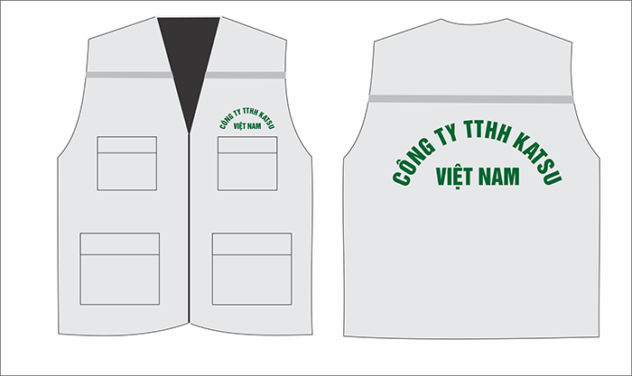In áo bảo hộ công ty TTHH Katsu Việt Nam | In ao bao ho