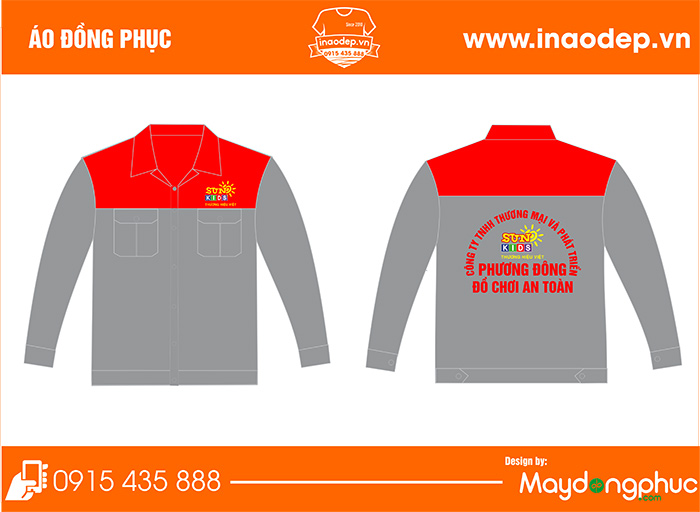 In áo bảo hộ Công ty TNHH Thương mại và Phát triển Phương Đông | In ao bao ho