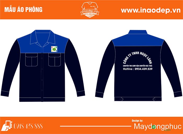 In áo bảo hộ Công ty TNHH Ngọc Lãnh | In dong phuc bao ho