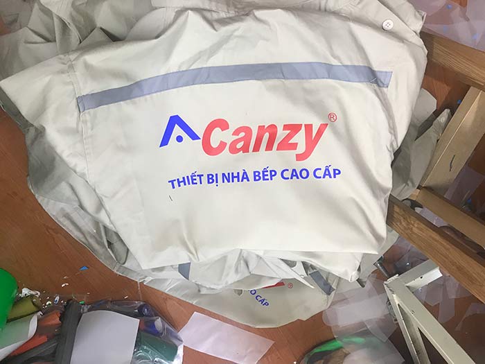 In áo bảo hộ Thiết bị nhà bếp Canzy | In dong phuc bao ho