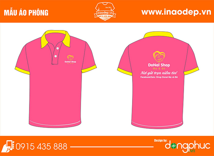 In áo cửa hàng Donal Shop | In ao cong ty