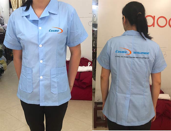 In đồng phục Công ty TNHH Cosmo Development | In ao dong phuc
