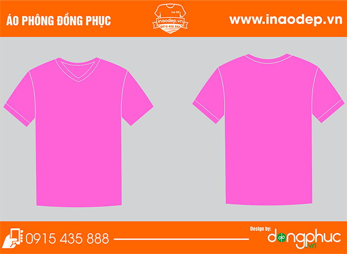 In áo đồng phục màu tím | In ao cong ty