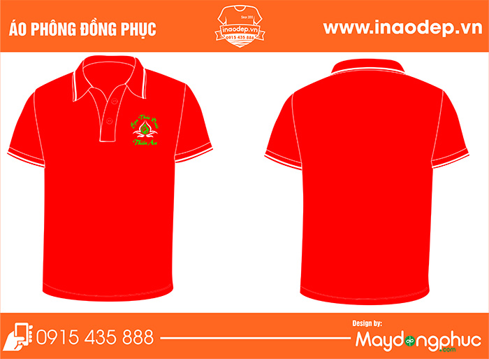 In áo đồng phục Spa Thảo Dược Thiên An | In ao phong dong phuc