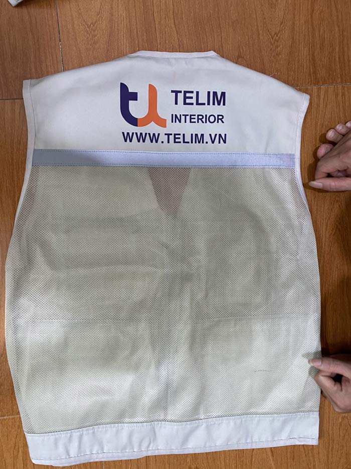 In áo gile đồng phục Công ty Telim Interior | In ao gile dong phuc