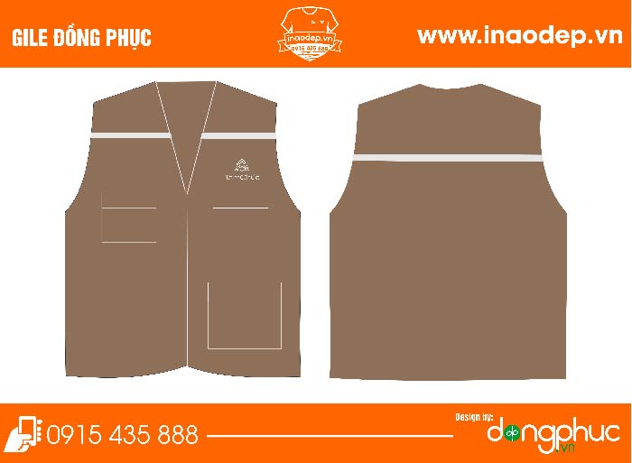 In áo gile đồng phục công ty Tam Chúc | In ao gile dong phuc