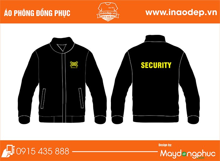 In áo gió bộ phận bảo vệ X3 Club | In ao gio dong phuc