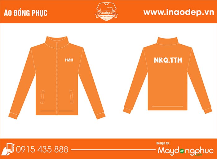 In áo gió Công ty H2H NKQ.TTH | In ao gio dong phuc
