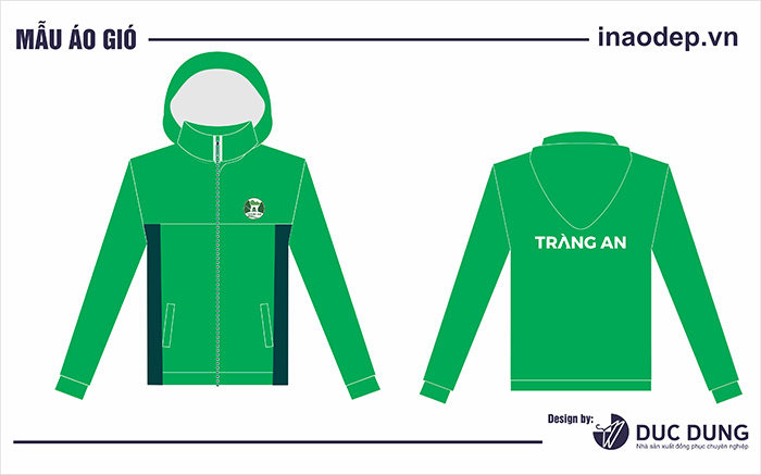 In áo gió công ty Tràng - An | In ao cong ty nha hang
