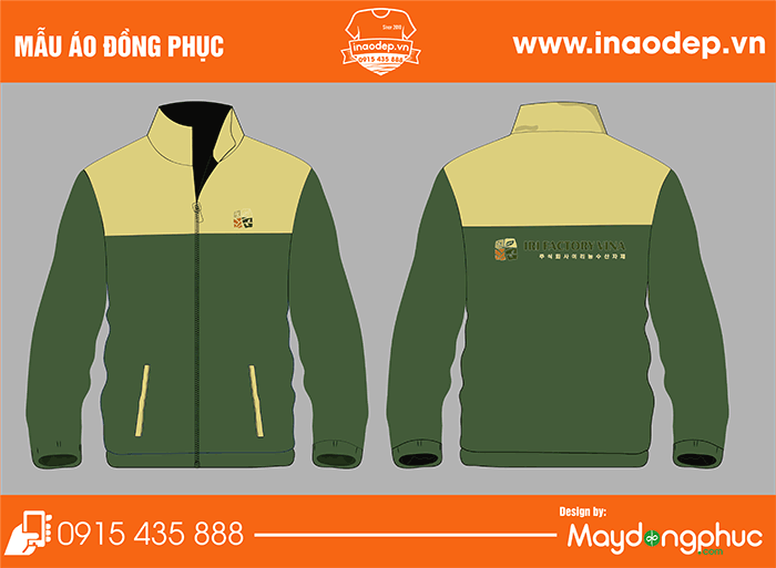 In áo khoác đồng phục Công ty Iri factory Vina | In ao khoac dong phuc