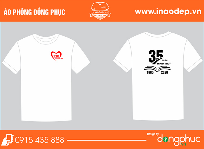 In áo lớp 12E 35 năm Thanh Thủy | In ao hop lop