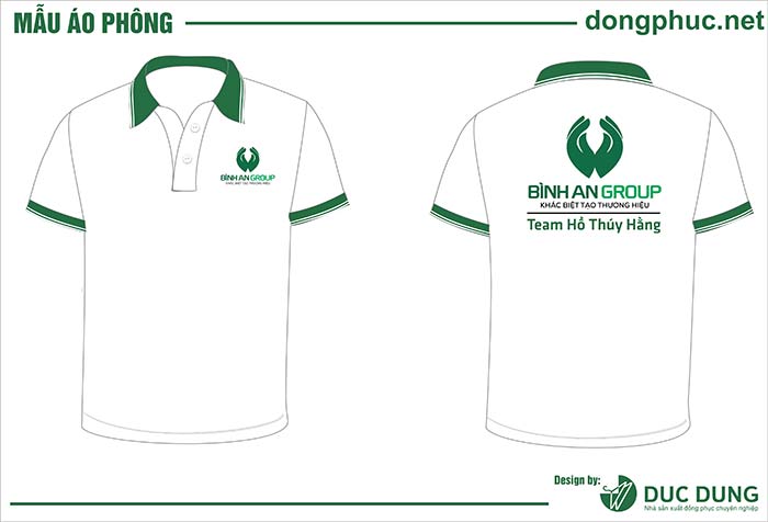 In áo phông Bình An Group - Team Hồ Thúy Hằng | In ao phong dong phuc