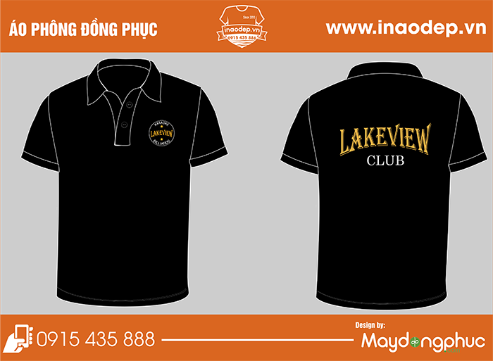 In áo phông Club Lakeview | In ao phong dong phuc