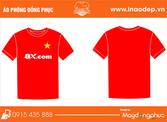 In áo phông Công ty 8x.com | In ao phong dong phuc