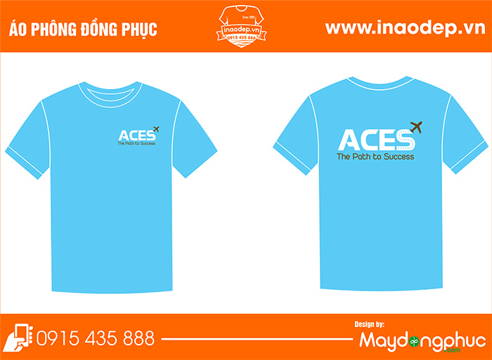 In áo phông công ty ACES | In ao cong ty nha hang