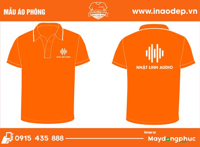 In áo phông Công ty Nhật Linh Audio | In ao phong dong phuc