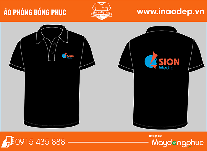 In áo phông Công ty Sion Media | In ao phong dong phuc