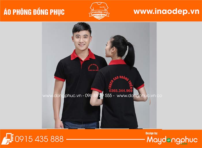 In áo phông công ty Thạch cao Hoàng Thiện | In ao phong dong phuc