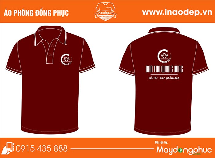 In áo phông cửa hàng Ban Tho Quang Hưng | In ao phong dong phuc