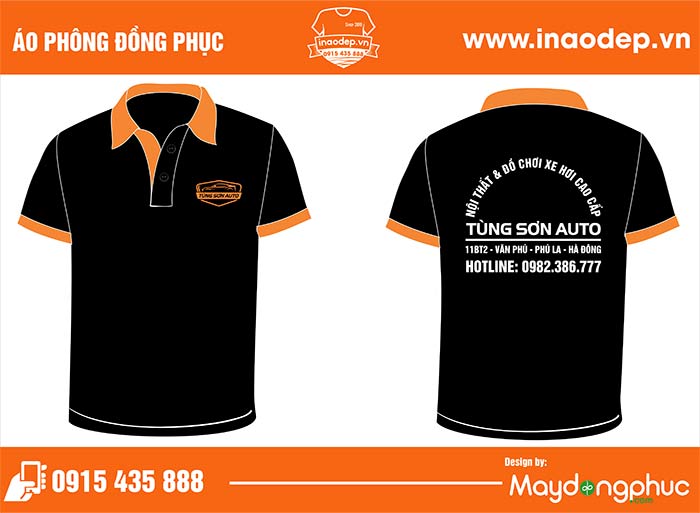 In áo phông Cửa hàng Tùng Sơn Auto | In ao phong dong phuc