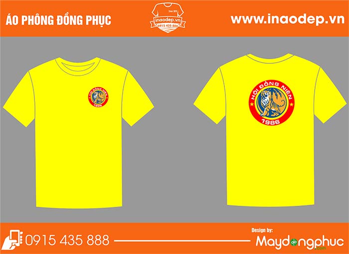 In áo phông Hội đồng niên 1986 | In ao phong dong phuc