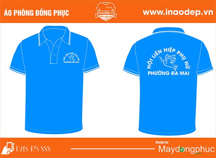 In áo phông Hội liên hiệp phụ nữ Phường Đa Mai | In ao phong dong phuc