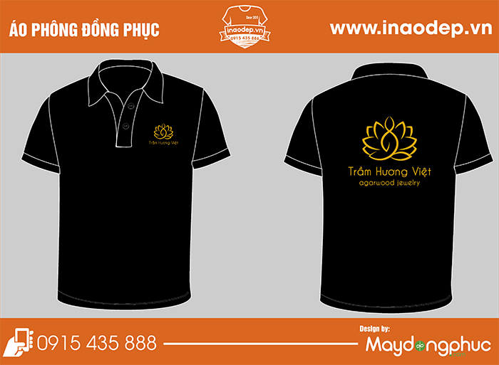 In áo phông Quán Trầm Hương Việt | In ao phong dong phuc